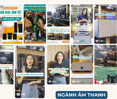 Bộ sưu tập short video ngành âm thanh