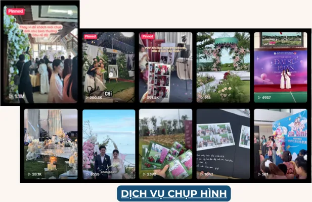 Short video dịch vụ chụp hình – xem trên TikTok